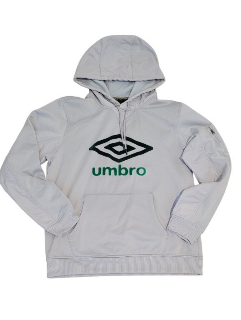 Umbro Forward Soccer Hoodie Grey and Green